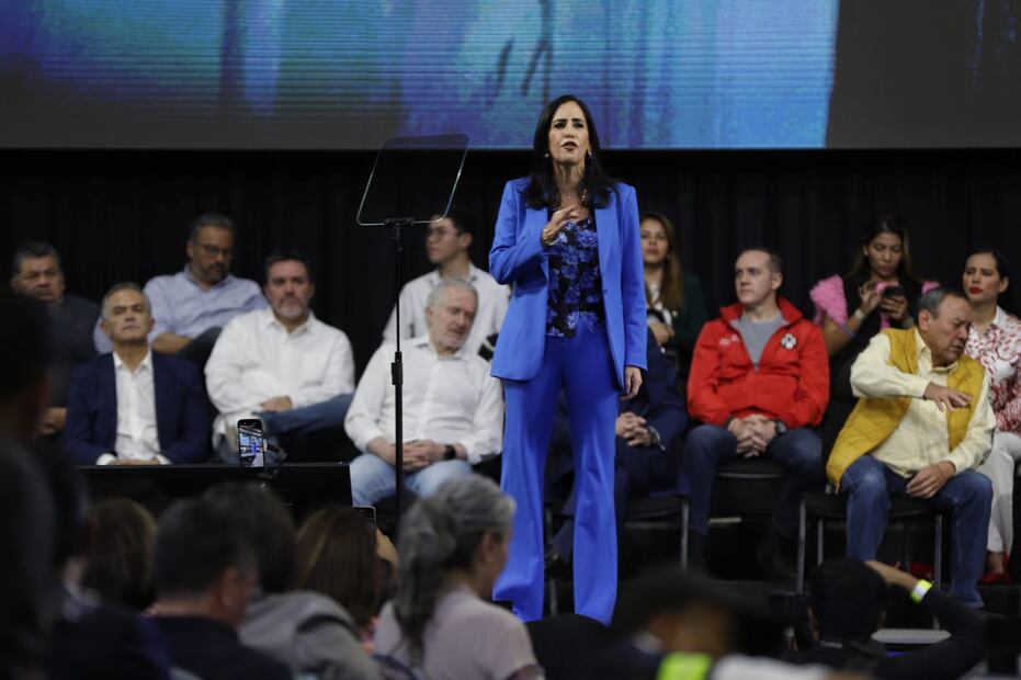 Así se vivió el 2do informe de Lía Limón. FOTO: Fernanda Rojas/ EL UNIVERSAL/