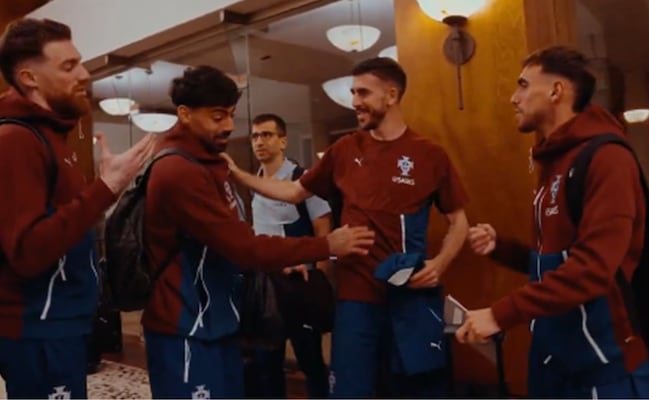 Así recibió la Selección de Portugal a Paulinho, previo al juego contra México