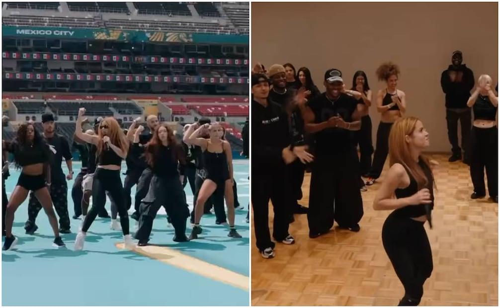 Shakira comparte fotos de su ensayo en el Estadio Ciudad de México previo a la inauguración del Mundial.
Instagram shakira