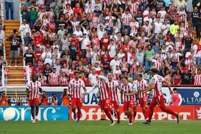 Necaxa se lleva la ventaja en la ida sobre Rayados