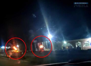 Con fogatas o linternas, así llaman la atención para vender huachicol sobre la México-Puebla