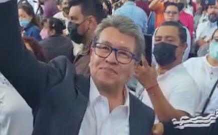 "¡Presidente, presidente!", así aclaman a Ricardo Monreal en Plaza de Toros de la CDMX