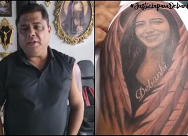 Mario Escobar se hace tatuaje en honor a su hija Debanhi