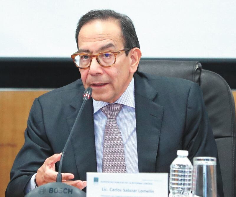 Carlos Salazar, presidente del CCE, dijo que México trabaja para fortalecer la relación con China, a fin de robustecer el vínculo comercial. Foto: ARCHIVO EL UNIVERSAL