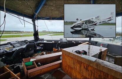 ¡De cabeza! FOTOS revelan cómo quedó el Aeropuerto Internacional de Acapulco tras paso de "Otis"