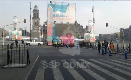 Cierran circulación en Zócalo por concierto de Caifanes