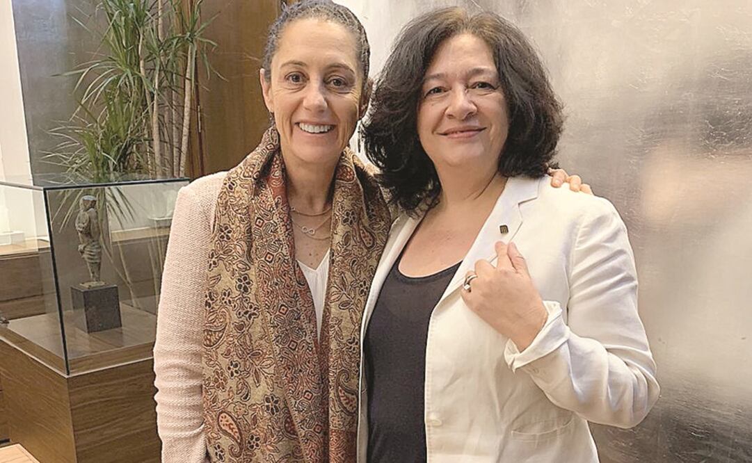 Claudia Sheinbaum y Florencia Serranía (ESPECIAL)