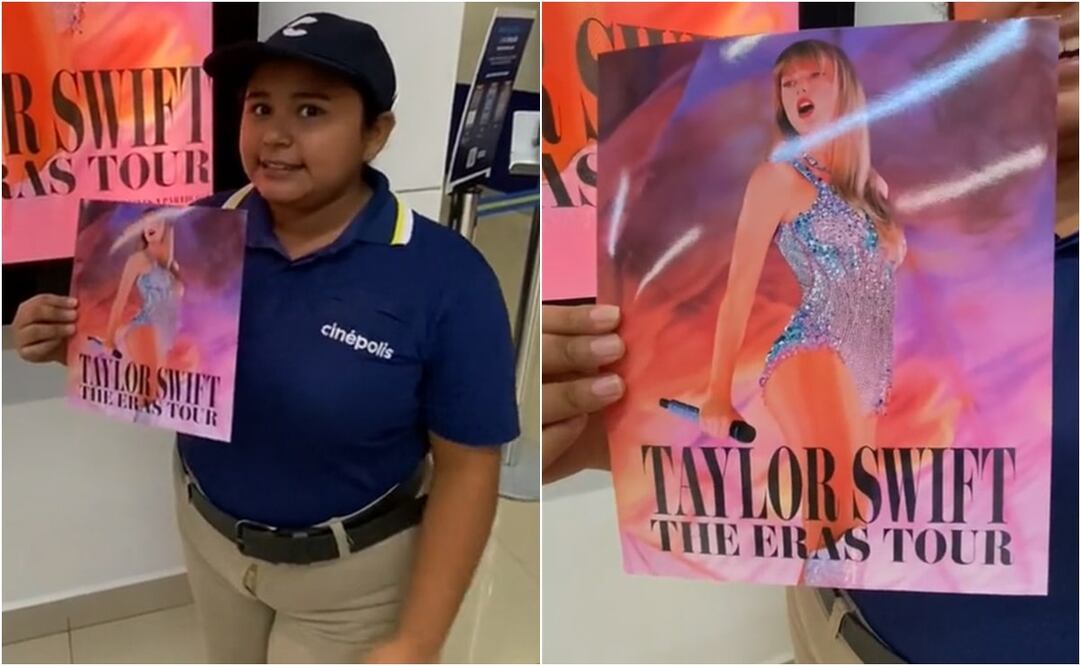 Este 13 de octubre se estrena Taylor Swift: The Eras Tour en salas de todo México. Foto: TikTok. @javierrendon42