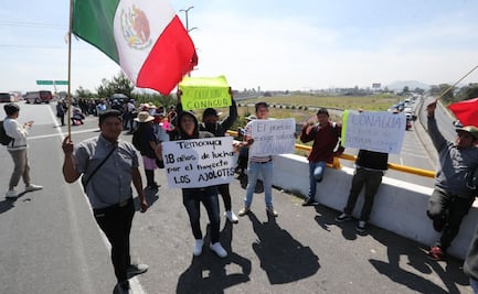 Bloquean carretera Toluca-Atlacomulco ante negativa de Conagua de conceder permiso de obra hidráulica
