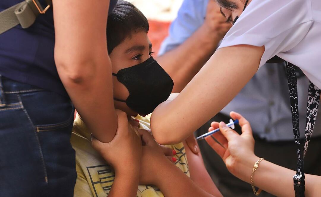 Vacunación contra Covid-19 para niñas y niños. Fotos: Berenice Fregoso. EL UNIVERSAL