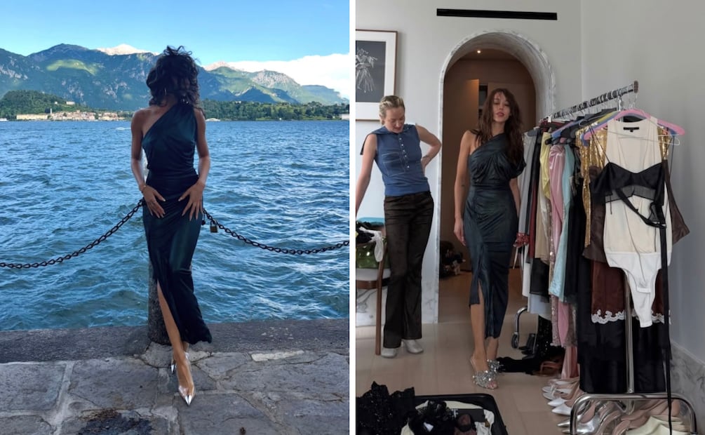 Vestido tipo lencero. Foto: Instagram @danna