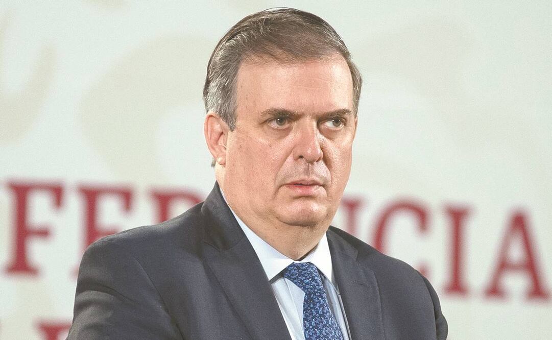 El canciller Ebrard señala que con el encuentro se demuestra el compromiso por fortalecer la economía. Foto: SERGIO TAPIA. EL UNIVERSAL