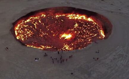"La puerta del infierno", el misterioso cráter que no para de arder