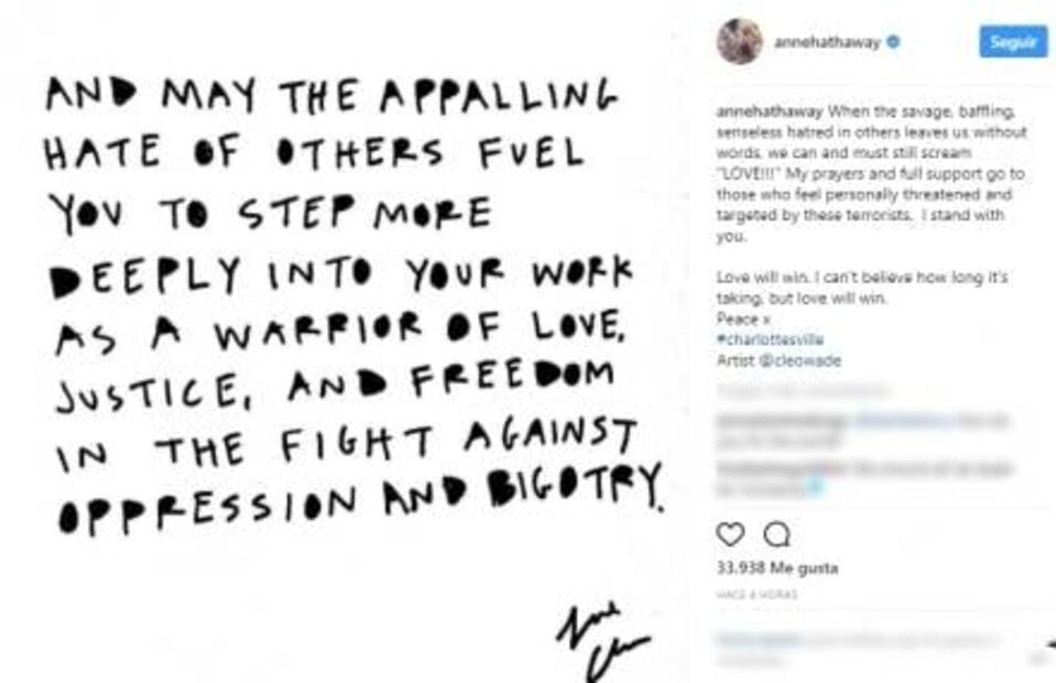 Filtran fotos íntimas de Anne Hathaway