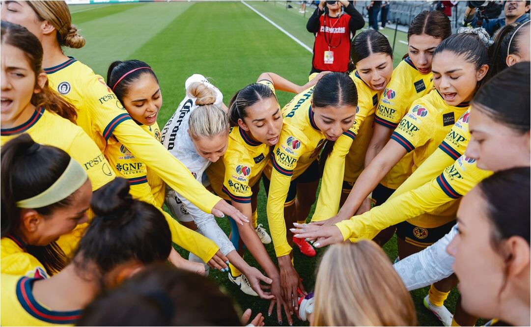 Las Águilas del América vencieron a Chivas en el BMO Stadium. FOTO: @AmericaFemenil