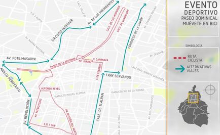 Cierran vialidades de CDMX por eventos deportivos