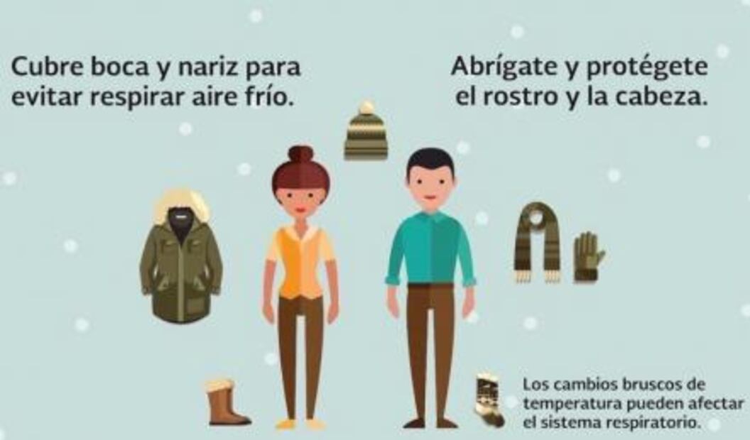 Entérate. Recomendaciones ante las bajas temperaturas