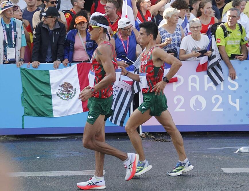 Los marchistas mexicanos de 20 kms / Foto: CONADE