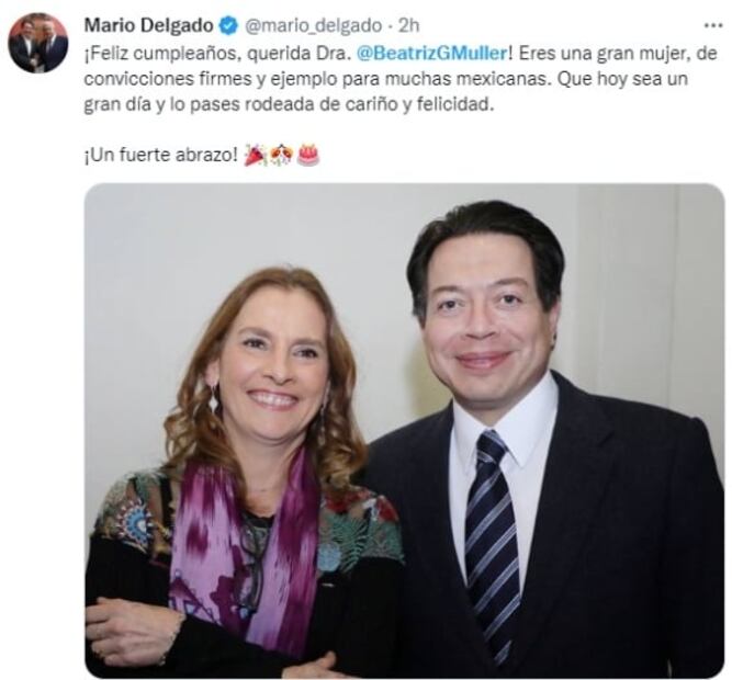 “Ejemplo para muchas mexicanas”: Celebran a Beatriz Gutiérrez Müller por su cumpleaños 54