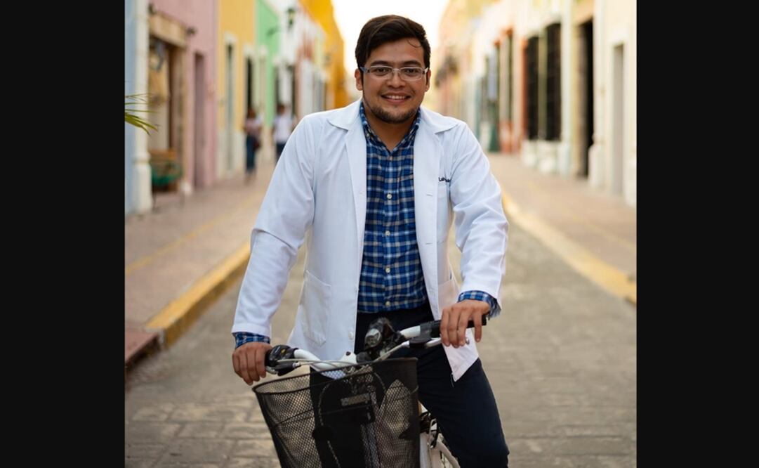 Besides his work in marginalized communities, Luis works at the ER in the Campeche Medical Center, where he covers night shifts Monday through Friday - Photo: Taken from Luis Fernando Hernández's Facebook profile