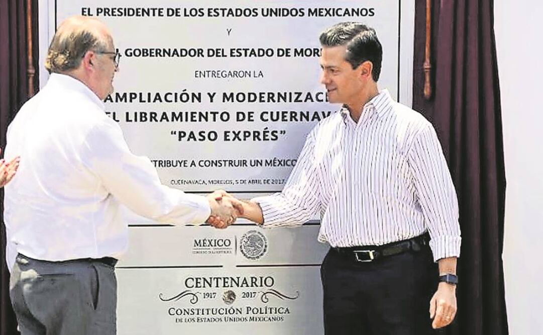 Antecedente. La obra fue inaugurada el 5 de abril en Cuernavaca por el Presidente al lado de los gobernadores de Morelos, Estado de México y Guerrero (ARCHIVO EL UNIVERSAL)