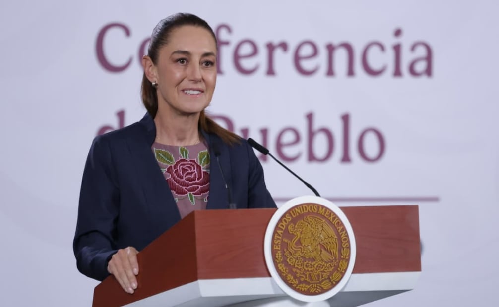 Conferencia matutina de la presidenta Claudia Sheinbaum Pardo en Palacio Nacional el 2 de marzo de 2026. Foto: Fernanda Rojas/EL UNIVERSAL