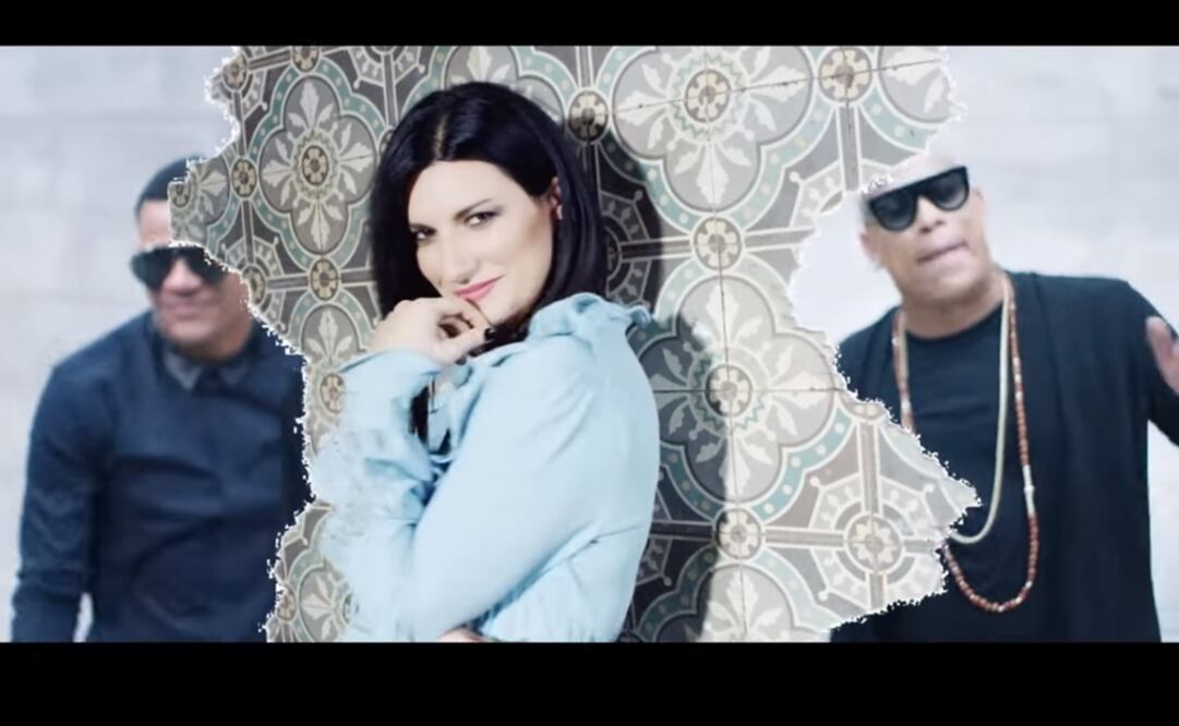 Laura Pausini y Gente de Zona cantan "Nadie ha dicho". Foto: Captura YouTube / Warner Music Italy