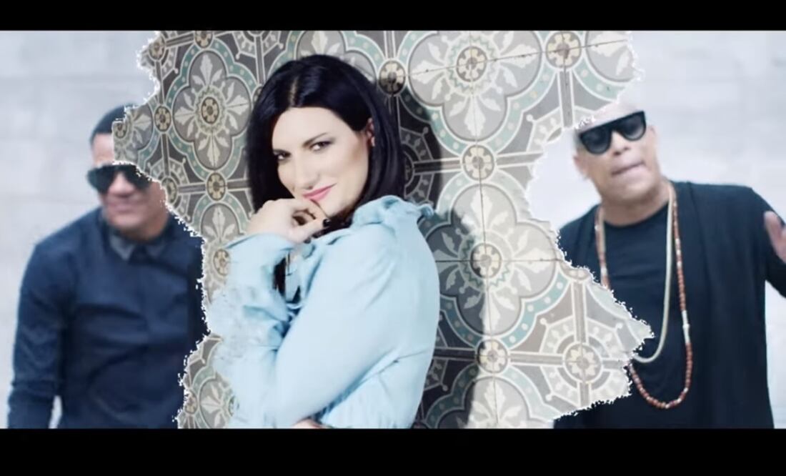 Laura Pausini y Gente de Zona cantan "Nadie ha dicho". Foto: Captura YouTube / Warner Music Italy