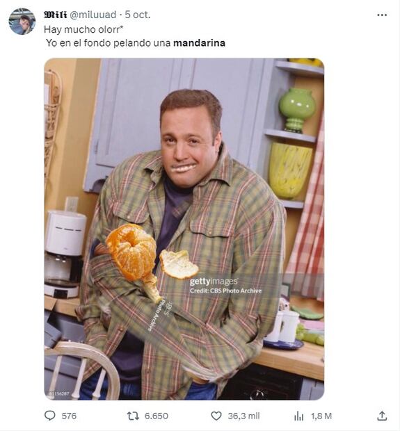 Memes sobre la temporada de mandarinas. Foto: Twitter