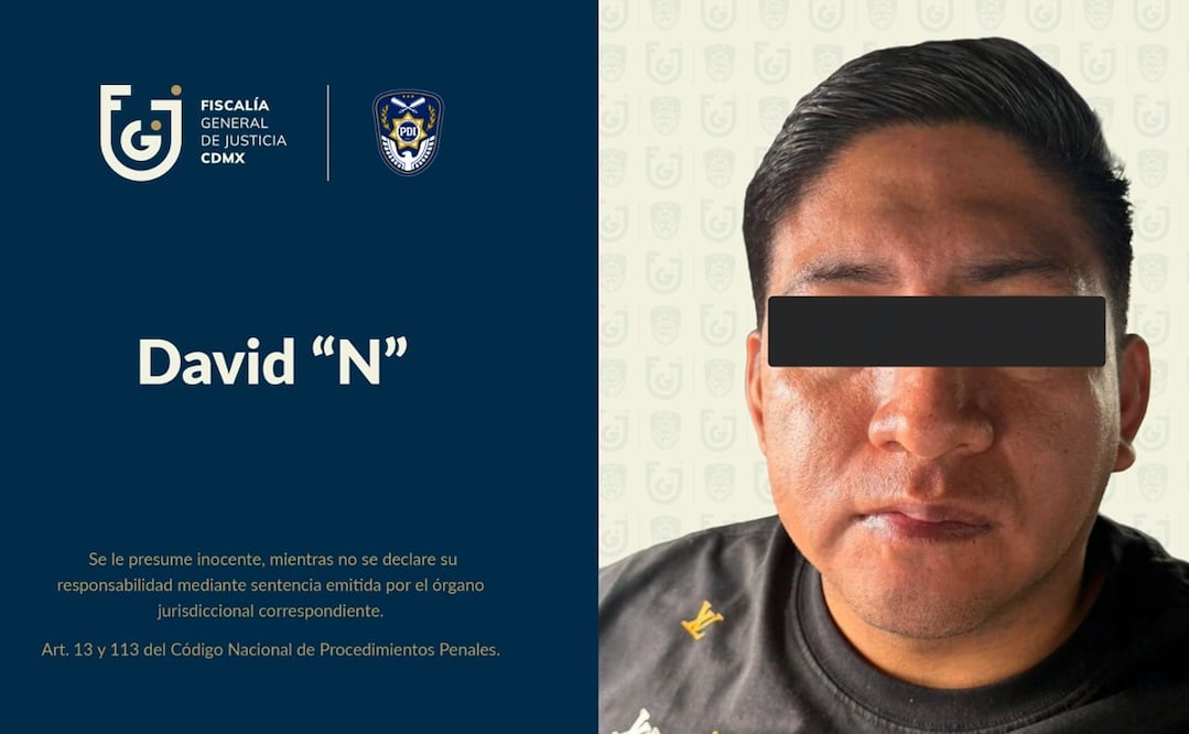 Vinculan a proceso a David “N” por el feminicidio de su novia en la Venustiano Carranza. Foto: Especial