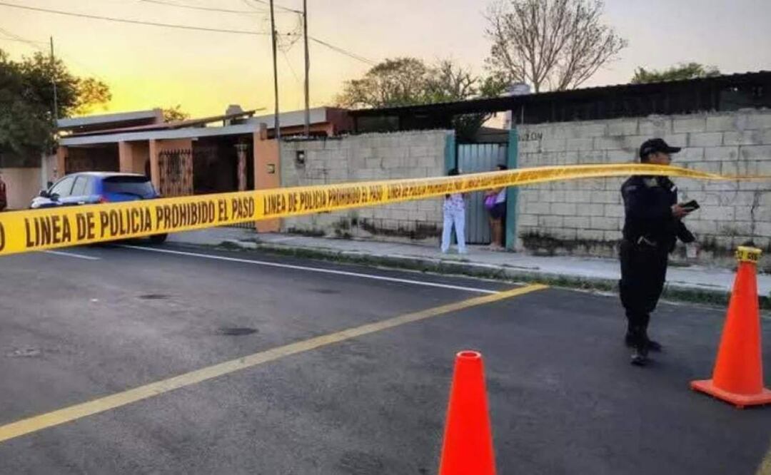 El hallazgo de la víctima ocurrió al interior de un pozo en un predio en la colonia Los Reyes en Mérida, Yucatán (06/05/2025). Foto: Especial