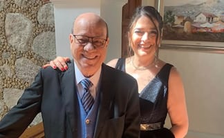 La historia de amor de Ricardo de Pascual con Martha, una exmonja 32 años menor que él 