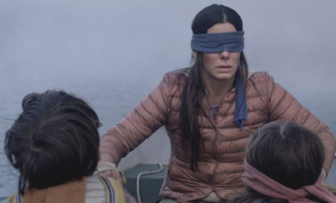 "Bird Box", protagonizada por Sandra Bullock. FOTO: Especial