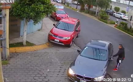 Captan intento de robo de BMW en Bosques de Aragón