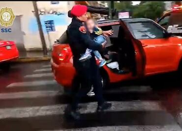 ¿Y el bebé? Sujeto roba auto en la Cuauhtémoc con un menor al interior; lo rescatan en la Benito Juárez