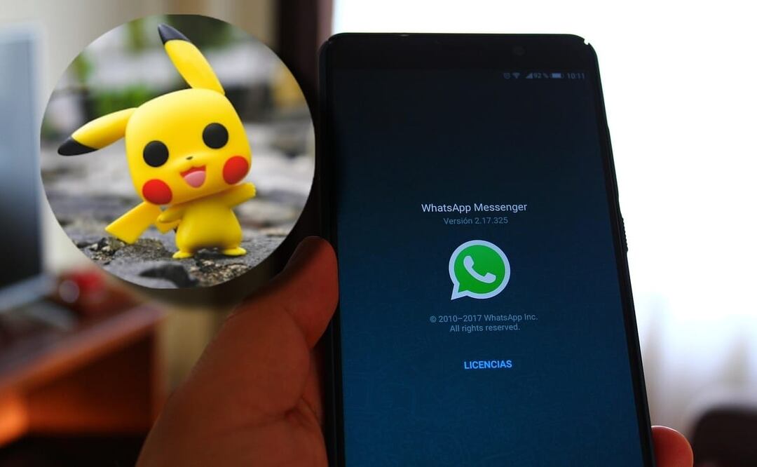 Sigue estos pasos para activar el "modo pikachu" en WhatsApp y platicar con él. Foto: Especial
