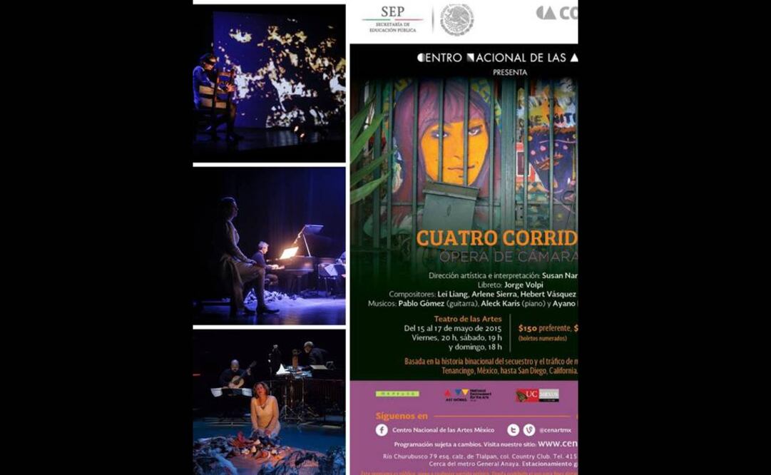 FOTO: Facebook/Centro Nacional de las Artes México.