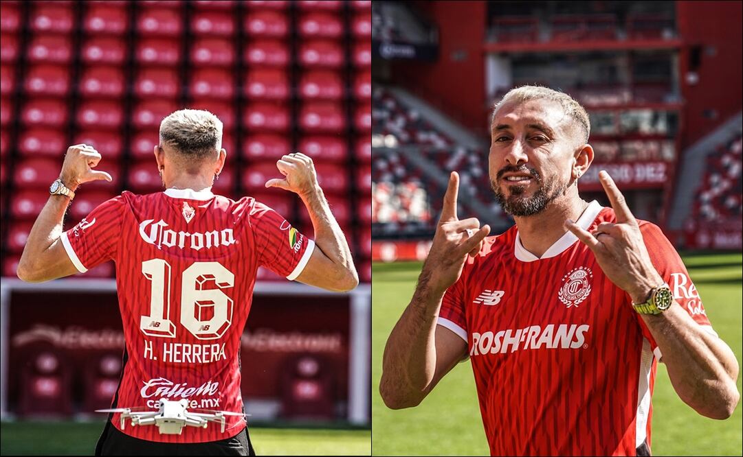 Héctor Herrera se perderá el debut del Toluca / Fotos: Toluca