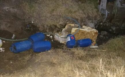 Encuentran toma clandestina de combustible en León