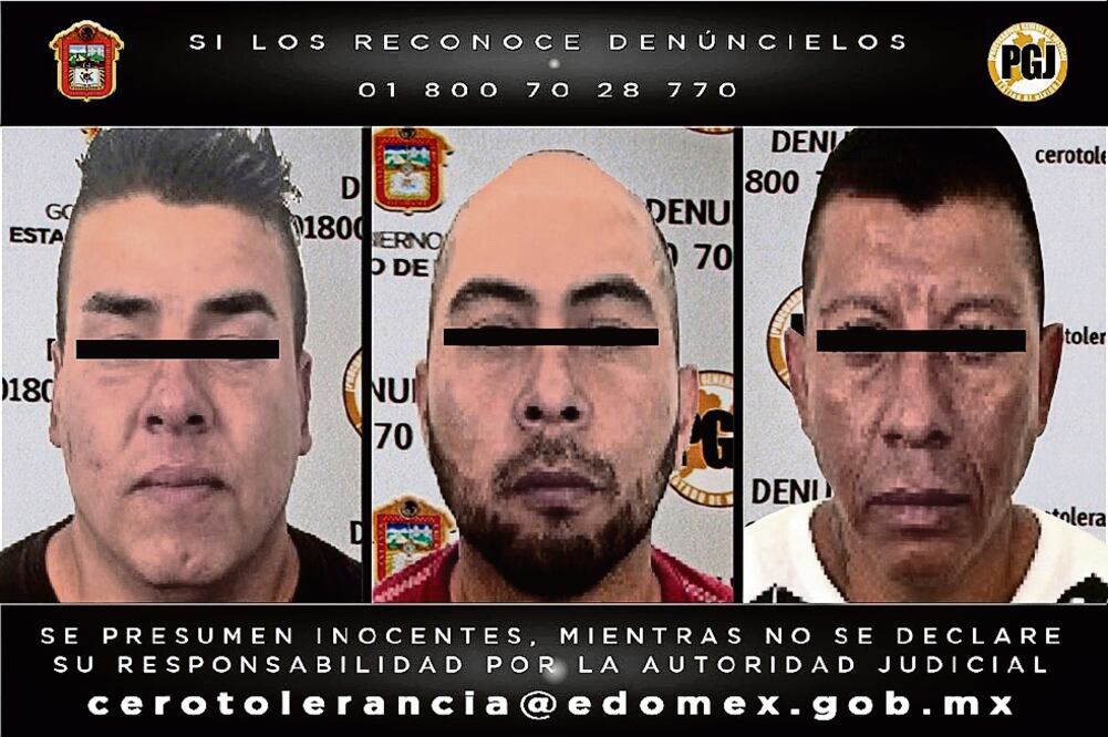 Aprehensión. Los presuntos secuestradores fueron presentados ante el agente del Ministerio Público y ya se les vinculó a proceso. (FOTO: ESPECIAL)