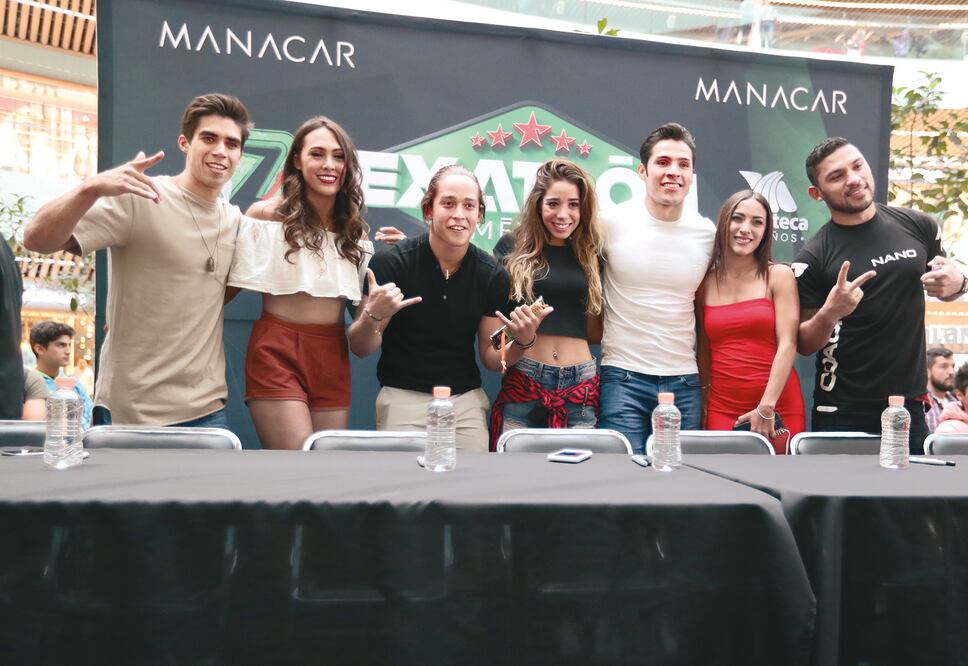 Los siete participantes del reality show se presentaron ante sus fans (FOTOS: ARIEL OJEDA. EL UNIVERSAL)