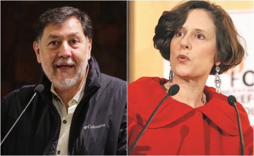 Fernández Noroña y Denise Dresser. Foto: EL UNIVERSAL