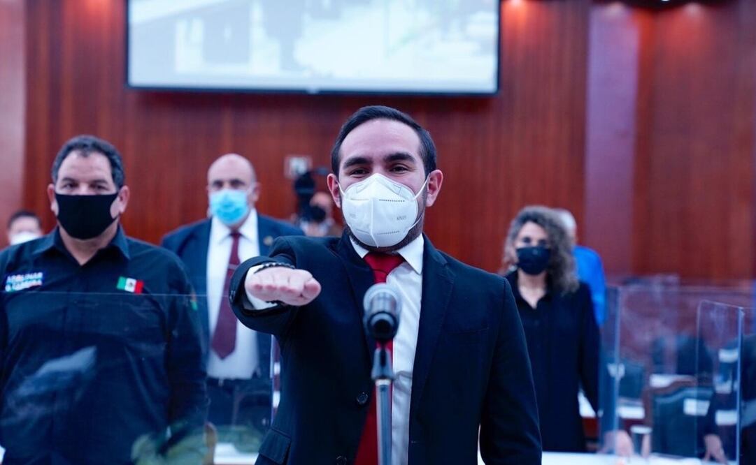 Toma de protesta de alcalde sustituto en Concordia Foto: Especial 