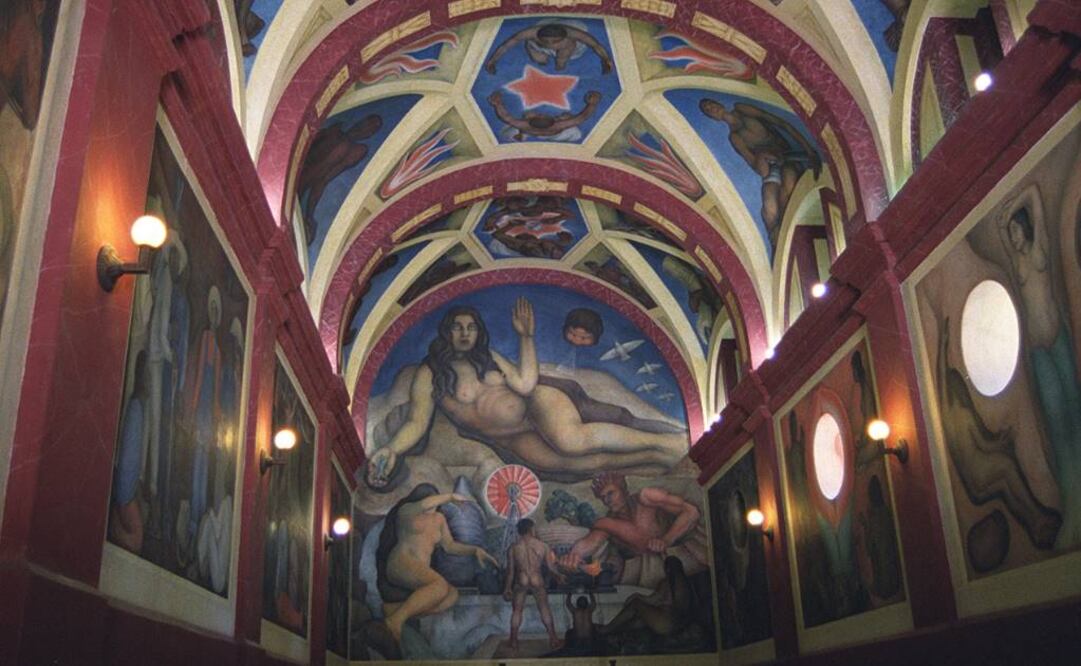 Los murales fueron realizados  entre 1923 y 1927 Foto:Archivo