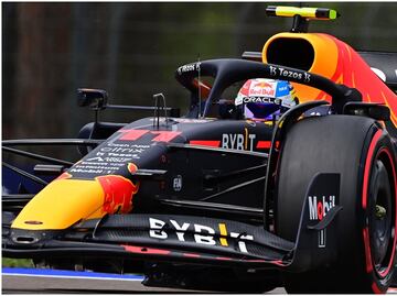 Checo Pérez logra segundo puesto en la segunda práctica libre del GP de Emilia Romagna