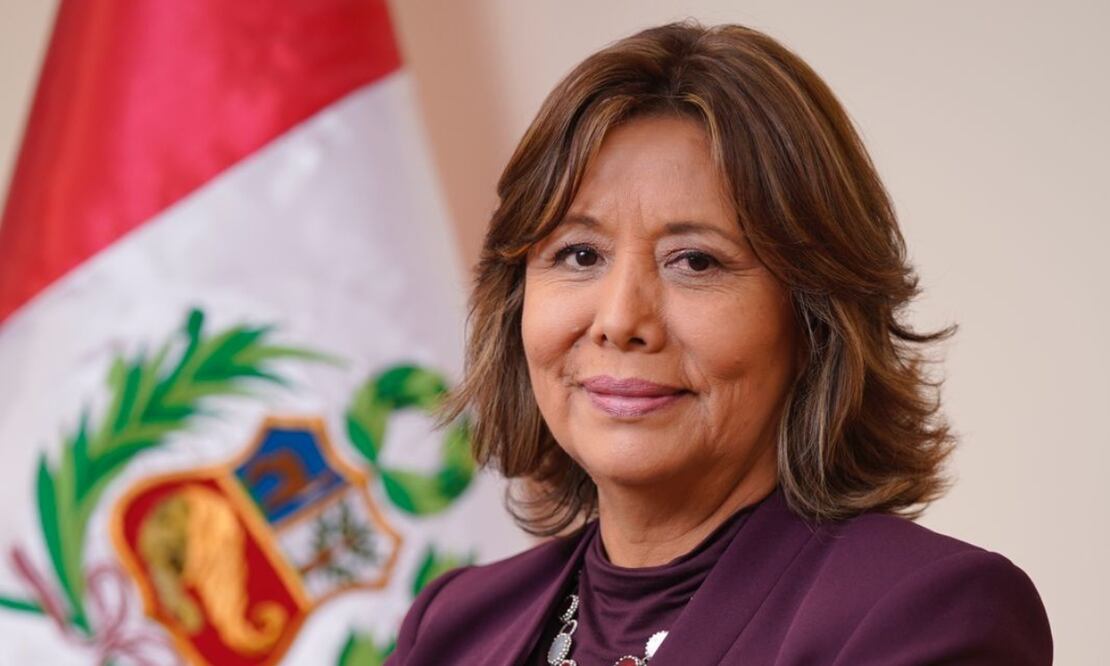 Nancy Tolentino, hasta ahora ministra de la Mujer y Poblaciones Vulnerables de Perú. Foto: X Nancy Tolentino Gamarra (@TolentinoGNancy)