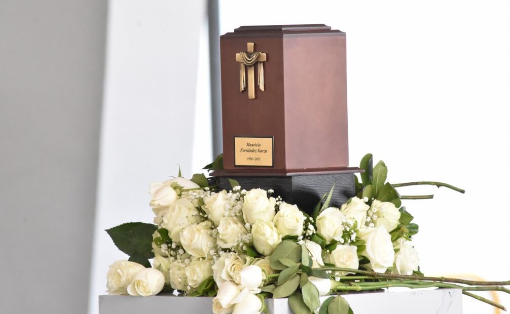 Restos del exalcalde Mauricio Fernández en San Pedro Garza García, Nuevo León (24/09/2025). Foto: Emilio Vázquez / EL UNIVERSAL