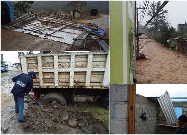 Lluvias y viento intenso afectan 44 municipios de Oaxaca