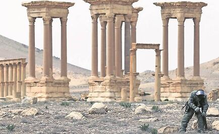 EI colocó explosivos en sitios arqueológicos de Palmira: ONG