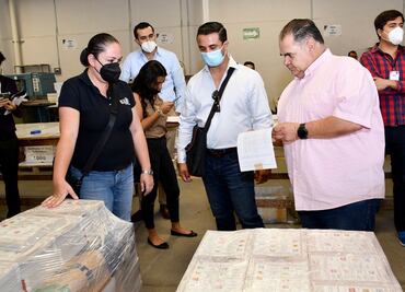 Llegan a Aguascalientes boletas y documentación para elección de gobernadora